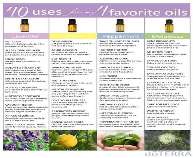 40 uses for my 4 favorite oils Offers